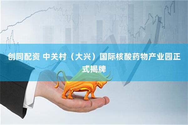 创同配资 中关村（大兴）国际核酸药物产业园正式揭牌