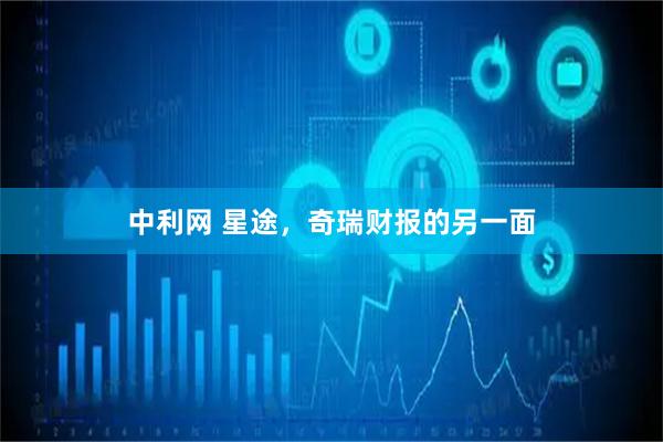 中利网 星途，奇瑞财报的另一面